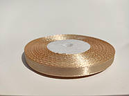 Стрічка атласна "Бежева", 6 мм