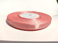 Стрічка атласна "Коралова", 6 мм