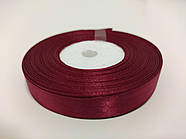 Стрічка атласна "Марсала", 12 мм