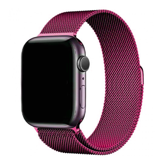 Ремінець Magnetic Metal Strap для Apple Watch 42 / 44mm Wine Red