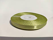 Стрічка атласна "Оливки", 6 мм