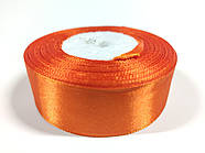 Стрічка атласна "Помаранчева", 25 мм