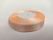 Стрічка атласна "Персик", 12 мм