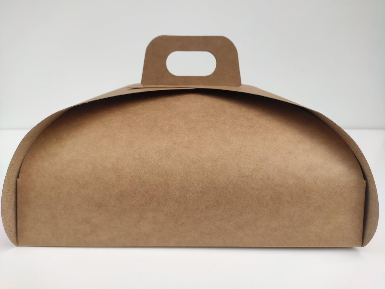 Бонбоньєрка, крафт, 280*280*120мм, фото 1