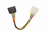 Кабель питания Gembird (CC-SATA-PS) SATA - 4 pin Molex, 0.15 м