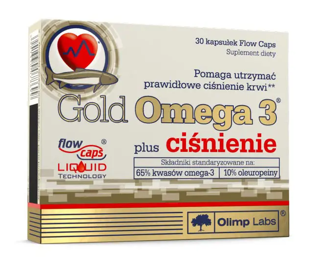 Olimp Gold Omega3 Plus Pressure 30 Flow caps - фото 1 - id-p1603850369