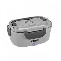 Ланч-бокс з підігрівом від 230В та 24В з термосумкою Noveen L2410 (сірий)
