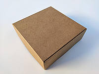 Коробка для макаронс, эклеров, крафт, без окна. 150*150*50