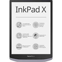 Електронна книга PocketBook 1040 InkPad X Metallic Grey (PB1040-J-CIS)