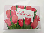 Коробка "З 8 Березня" для еклерів, 225*150*60