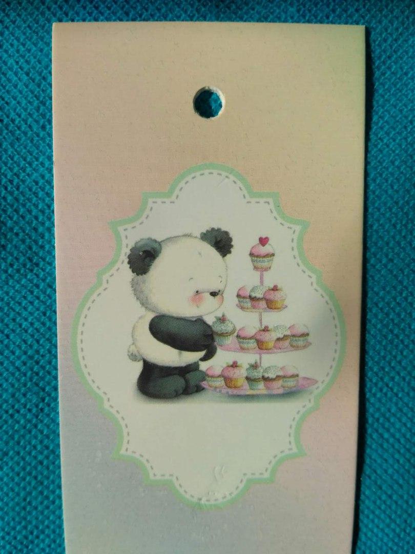 Бірка Ведмедик №1, 20 шт, фото 1