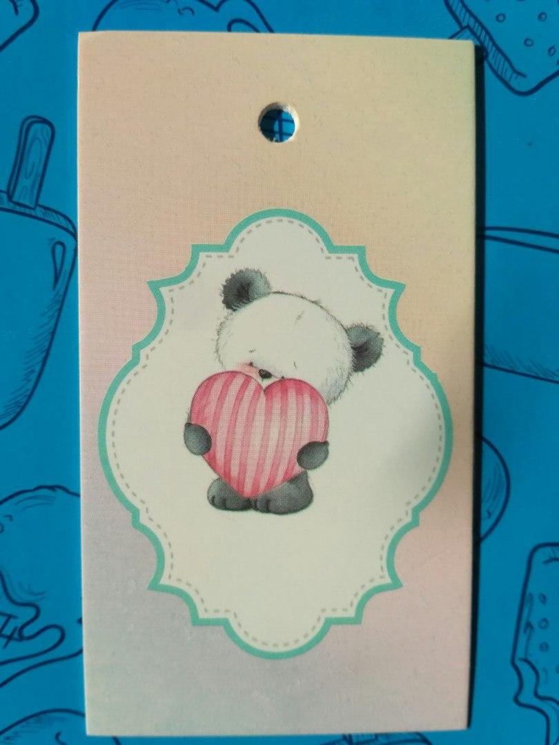 Бірка Ведмедик №7, 20шт, фото 1