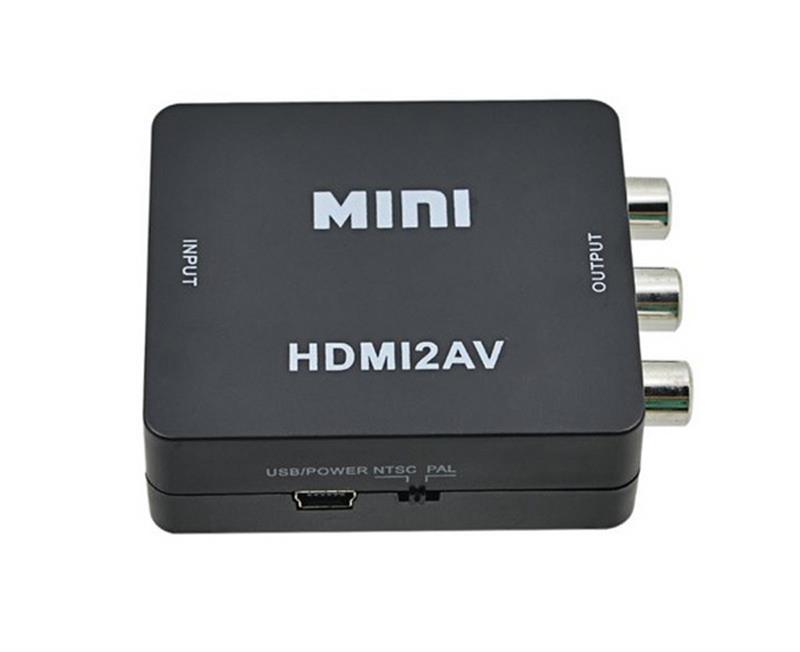 Адаптер STLab (U-995) HDMI-AV/RCA/CVBS, 0.15 м, чорний