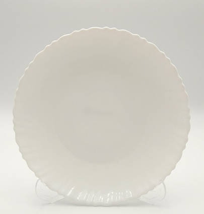 Тарілка десертна з рельєфним бортом склокераміка 21,5 см