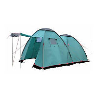 Четырехместная палатка с большим тамбуром и высоким потолком кемпинговая туристическая Tramp 138119