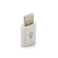 Адаптер Extradigital microUSB-Lightning White (KBA1648)