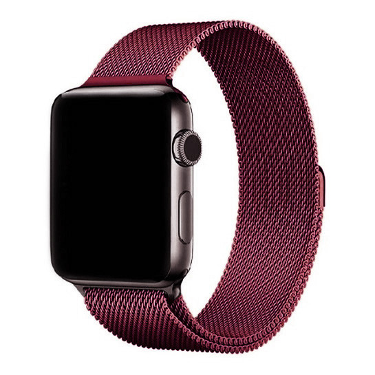 Ремінець Magnetic Metal Strap для Apple Watch 42 / 44mm Rose Red