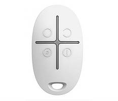 Брелок з тривожною кнопкою Ajax SpaceControl (white) (6267.04.WH1/38166.04.WH1)