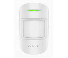 Бездротовий датчик руху і розбиття скла Ajax CombiProtect White (7170.06.WH1/38097.06.WH1)