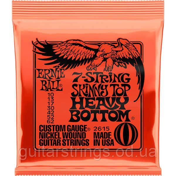 Струны Ernie Ball 2615 7-String Skinny Top Heavy Bottom 10-62