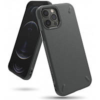 Чехол-накладка Ringke Onyx для Apple iPhone 12/12 Pro Dark Gray (RCA4793)