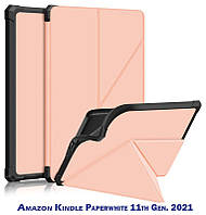 Чехол-книжка BeCover Ultra Slim Origami для Amazon Kindle Paperwhite 11th Gen. 2021 Rose Gold (707223)