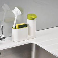 Органайзер для кухонной раковины Sink Tidy Sey двойной | дозатор жидкого мыла | подставка кухонная под, в
