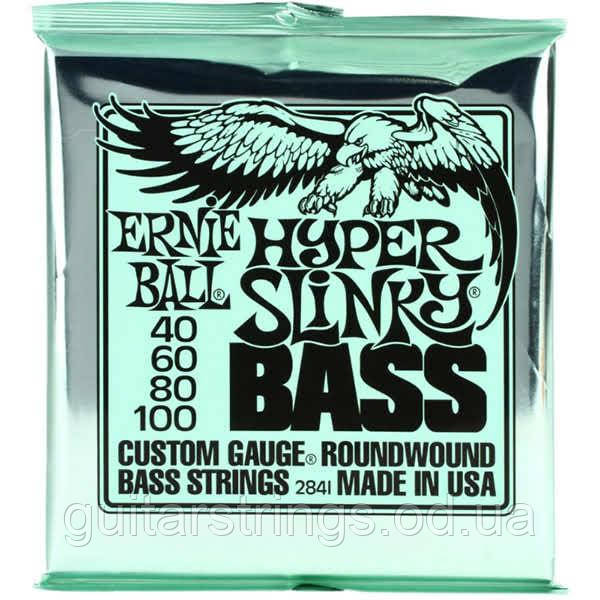 Струни Ernie Ball 2841 Hyper Slinky 40-100, фото 1