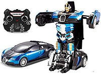 Машинка трансформер Bugatti на радиоуправлении | Радиоуправляемый Спорткар-трансформер Bugatti | Трансформер!