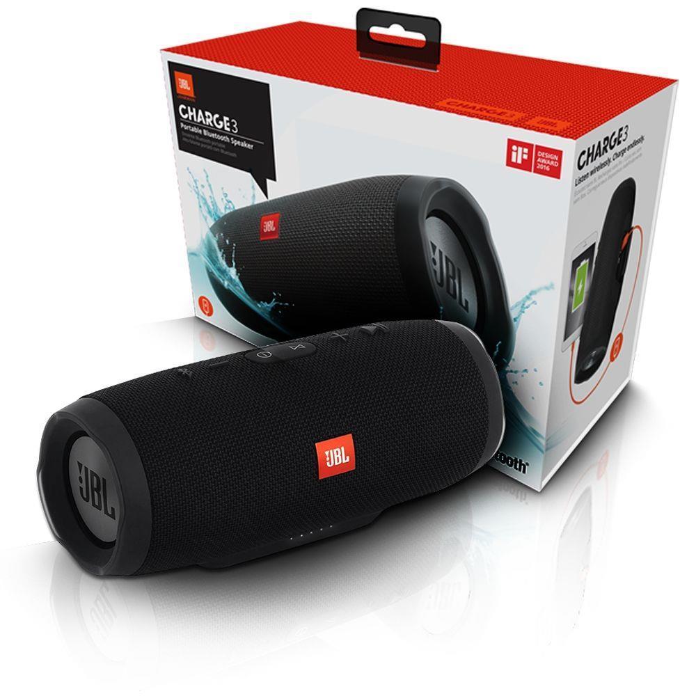Колонка JBL Charge 3+ Black (Черный). Портативная Джибиэль — Купить ...