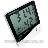 Цифровой термометр часи гигрометр LCD 3 в 1 HTC 1, борометр, комнатний термометр Лучшая цена! BEST
