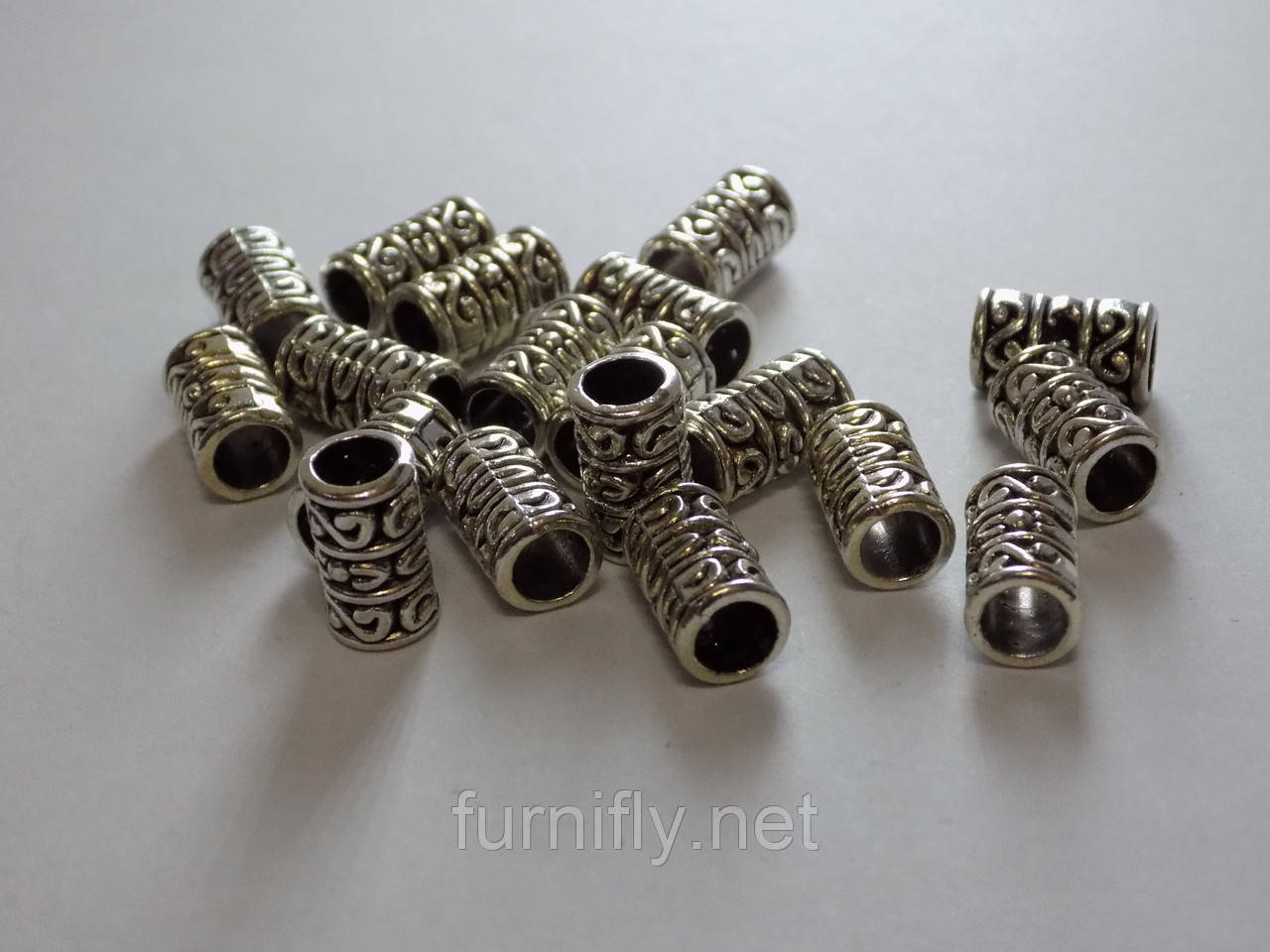 Бусины ажурные металлические (удлиненные) (ID#258195157), цена: 296 ...