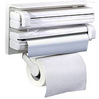 Кухонный диспенсер для пленки, фольги и полотенец Kitchen Roll Triple Paper Dispenser! BEST