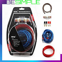 Набор проводов для установки саббуфера kit MD 8 / Набор кабелей для автоакустики! BEST