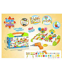 Мозаїка-конструктор у валізці із шурупокрутом на 181 деталь A670