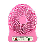 Мини-вентилятор Portable Fan Mini Розовый! BEST