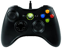 Проводной джойстик Microsoft Xbox 360 Black Оригинал Черный! BEST