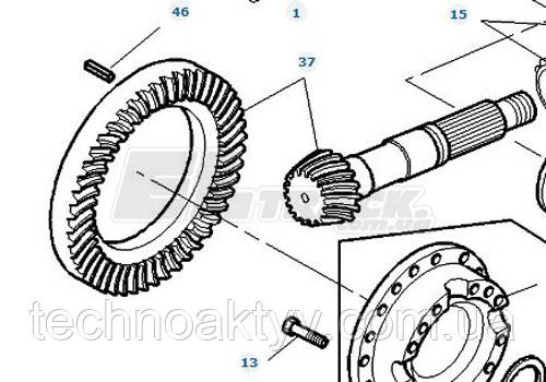000.3765008M91 Dana Spicer набір шестерень