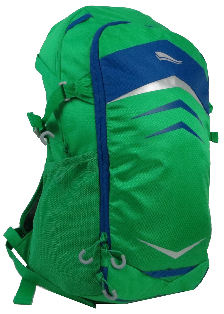 Рюкзак із повітропроникною спинкою і дощовиком Crivit 16L IAN37180 зелений