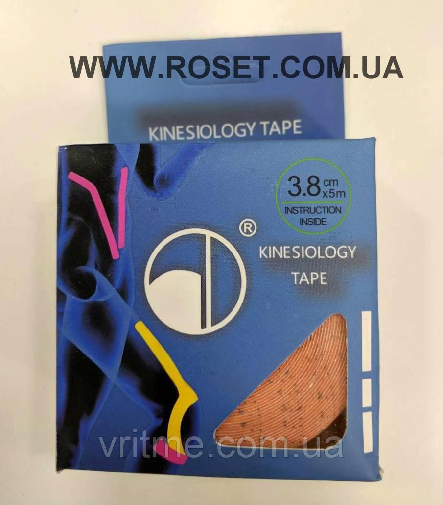 Еластичний пластир Kinesiology Tape BC-4863 (Tape Кінезіо тейп) — 5 м * 3,8 см