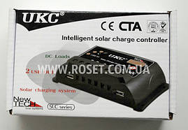 Контролер для сонячної панелі — UKC Intelligent solar charge controller SLC-20A