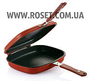 Двойная сковорода-гриль - ITATA Double Sided Grill Fry Pan 32 см