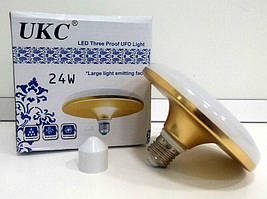 Лампа світлодіодна (лампочка) - UKC 24W E27 плоска