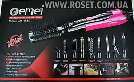 Повітряний стайлер для волосся 10в1 Gemei Professional Hot Air Styler GM-4835