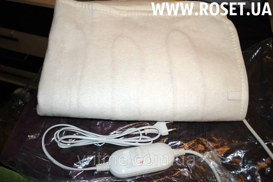 Электрическое одеяло с подогревом 150 на 80 см - фото 1 - id-p602745037