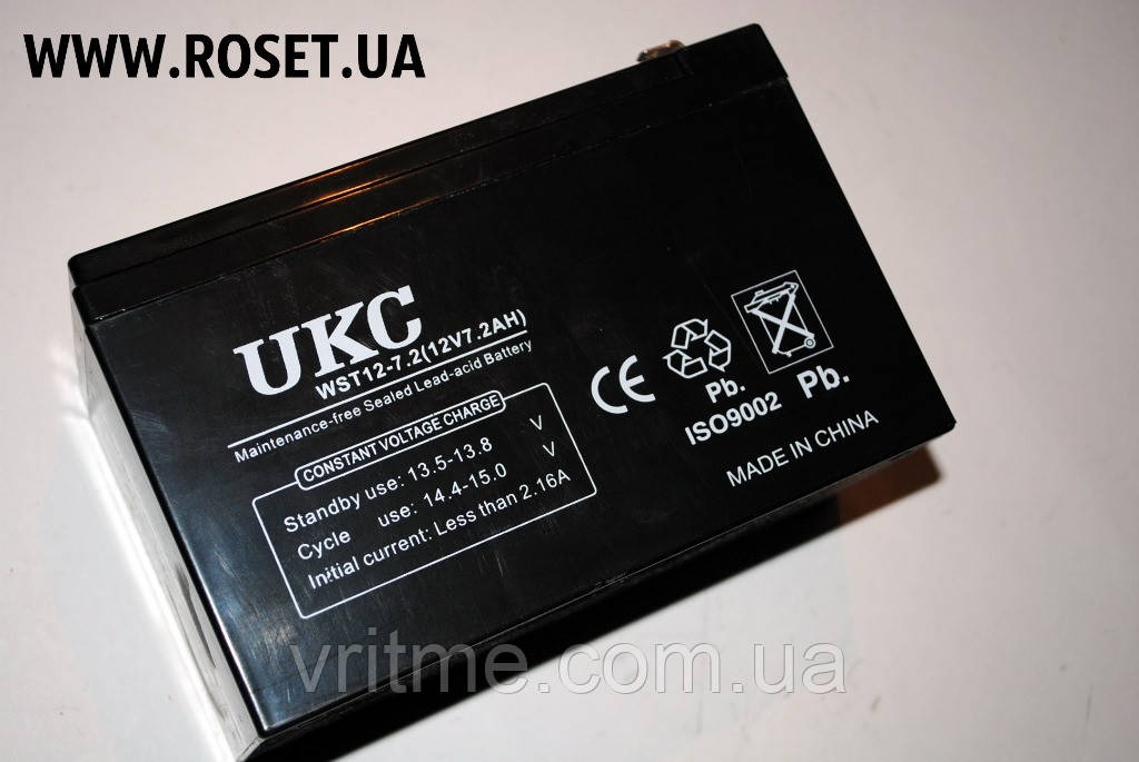 Акумулятор UKC WST 12V і ємністю 7AH