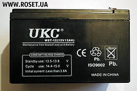 Ємнісний олив'яно-кислотний (GEL) акумулятор UKC WST 12V-12Ah RC201502