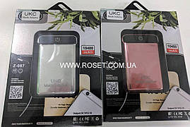 Стильний глянсовий павербанк (powerbank) UKC Z-087 на 10400 мА·год