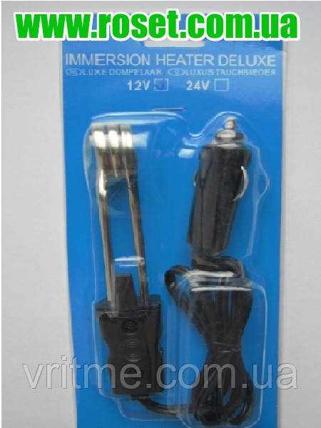 Автомобільний нагрівач (кип'ятильник) Immersion heater deluxe 12V
