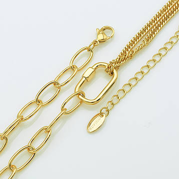 XUPING Ланцюжок Позолота 18к Довжина 45+5см, Ширина 1.3см